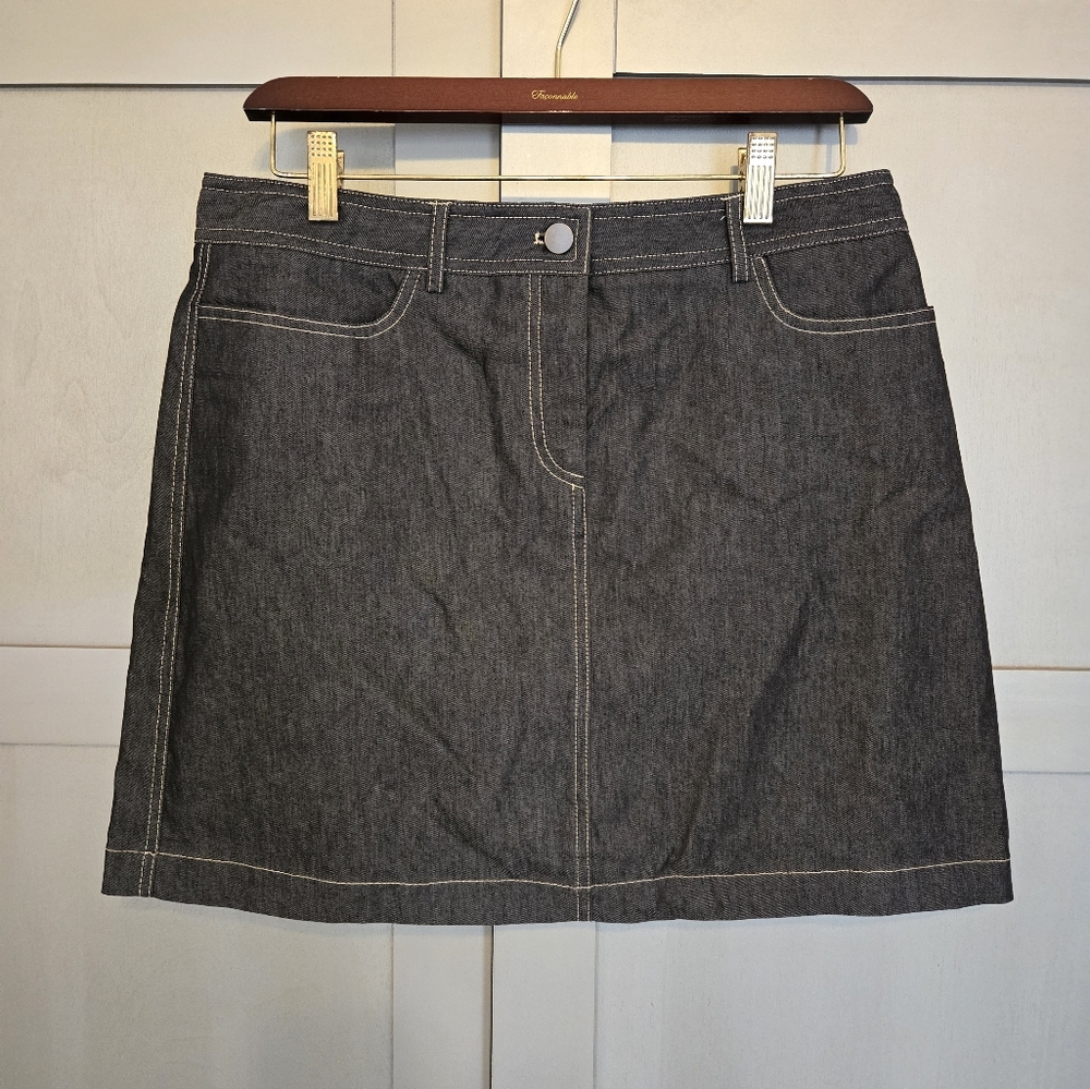 Dressy Denim Skirt